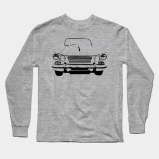 Triumph Vitesse 1960s British classic car monoblock black Long Sleeve T-Shirt